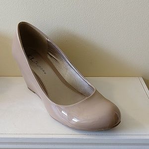 Chinese laundry nude wedges